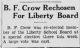 Benjamin Franklin Crow Rechosen For Liberty Board