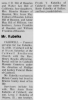 Obituary of Joseph D. 'Joe' Kubelka