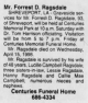 Obituary of Forrest Daniel Ragsdale