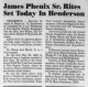 Obituary of James Newton Phenix, Sr.