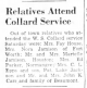 Relatives Attend Collard Service