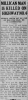 Millican Man Is Killed on Highway No. 6 - George Washington Greer, Sr. Millican Man Is Killed on Highway No. 6 - George Washington Greer, Sr.