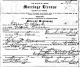 Marriage License of Warren Calvin Stark and Clara Lonia Greer