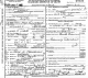 Death Certificate for Fred Page Thomasson