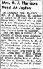 Obituary of Elnora 'Nora' Harlin Hamlin Harrison