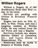 Obituary of William Alfred Rogers