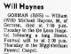 Death Notice of William Michael Haynes