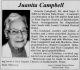Obituary of Juanita Beatrice Lindsey Campbell