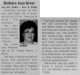 Obituary of Barbara Jean Scambray Greer