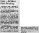 Obituary of Ross Leon Brisbon, Jr.