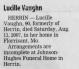 Death Notice of Mabel Lucille Webb Vaughn Death Notice of Mabel Lucille Webb Vaughn