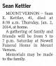 Obituary of Sean Evan Kettler