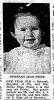 Deborah Jean Stipe - One Year Old