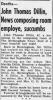 Obituary of John Thomas Dillin