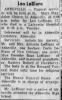 Obituary of Leo LeBlanc