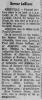 Obituary of Semar LeBlanc