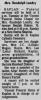 Obituary of Beulah Dubois Landry Obituary of Beulah Dubois Landry