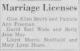 Marriage Announcement of David Earl Wayne Wade and Betty Jean May