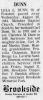 Obituary of Lela Luvina Coldiron Dunn