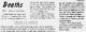 Obituary of Evelyn Mariel LeMaire LeBlanc