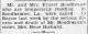 Mr. and Mrs. Ernest Boudreaux called to Rayne for death of sister