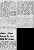 Obituary of Clebert Joseph LeBlanc