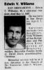 Obituary of Edwin Vaughn 'Eddie' Williams