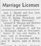 Marriage Announcement of James Earl Bumgardner and Lutie Marjorie Wallace