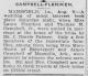 Marriage Announcement of Thomas Marion Campbell, Jr. and Laura Fleniken