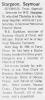 Obituary of Warner Elderwood Sturgeon