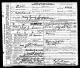 Death Certificate for Mary Jane Crow Swain
