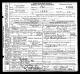 Death Certificate for Charles Montraville Horton, Sr.