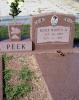 Headstone of Elmer Warren Peek, Jr.