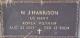 Footstone of Newman Jackson Harrison, Jr.