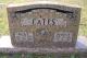 Headstone of Charles Henner 'Charlie' Cates and Willie Elfelda 'Billie' Coleman Cates