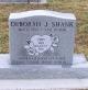 Headstone of Deborah Jan Vaughn Shank