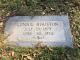 Headstone of Lonnie Houston