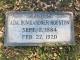 Headstone of Ada Lillian Bumgardner Houston