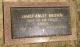 Footstone of James Arley Brown