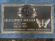 Headstone of Lea Ellen Lipsey Miller