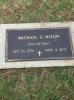 Footstone of Michael Glen Mixon