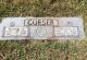 Headstone of Myron Merill Corser, Jr. and Lorraine Beatrice Blaskowsky Corser