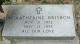 Headstone of Minnie Katherine Brewer Brisbon