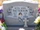 Headstone of Rita Ann Roper Patterson