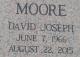 Crypt of David Joseph Moore