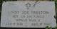 Headstone of Lindy Joe Preston