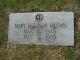 Headstone of Mary Eleanor Houston Brown