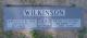 Headstone of Kenneth George Wilkinson and Katheryn Elaine 'Kathy' Wood Wilkinson