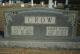 Headstone of James David Crow and Alta Alva Hamlin Crow