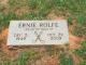 Headstone of Ernest 'Ernie' Foster Rolfe, Jr.